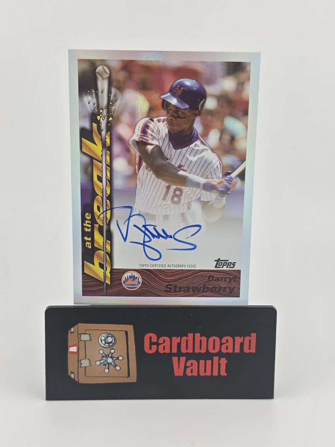 2024 Topps Darryl Strawberry At The 1995 Break Autograph #98ATBA-DS 63/99