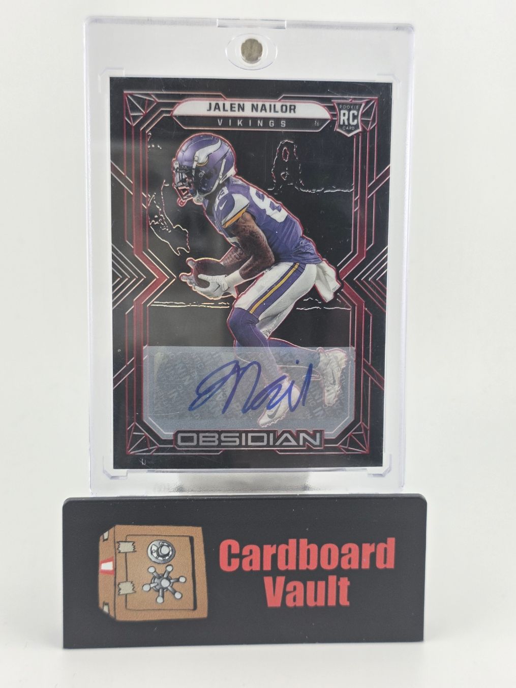 2023 Obsidian Jalen Nailor Autograph #169 Red 03/10