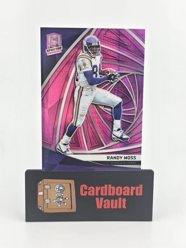 2019 Spectra Football Randy Moss #55 Pink 15/25
