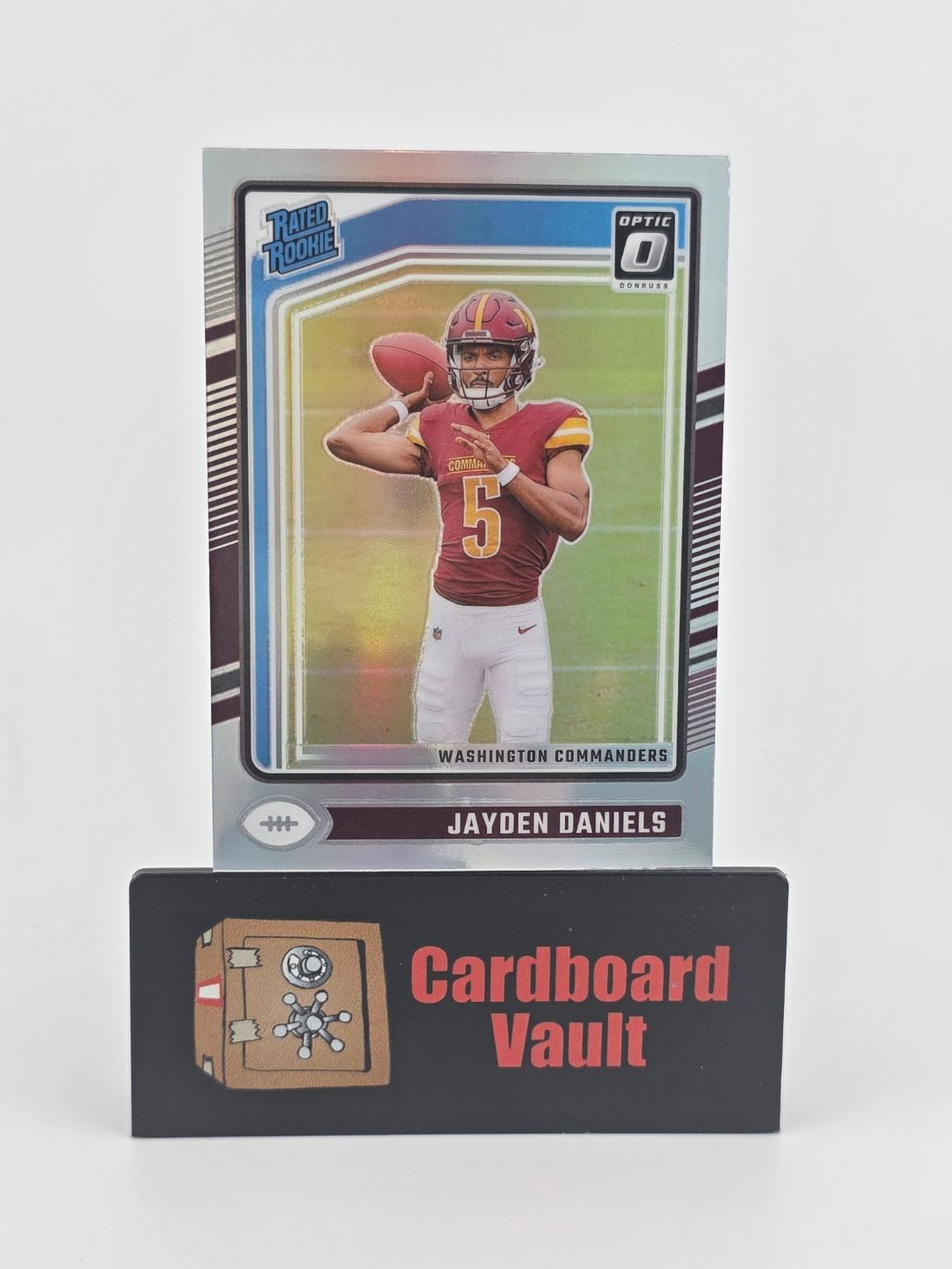 2024 Donruss Optic Jayden Daniels Rated Rookie #248 Silver Prizm
