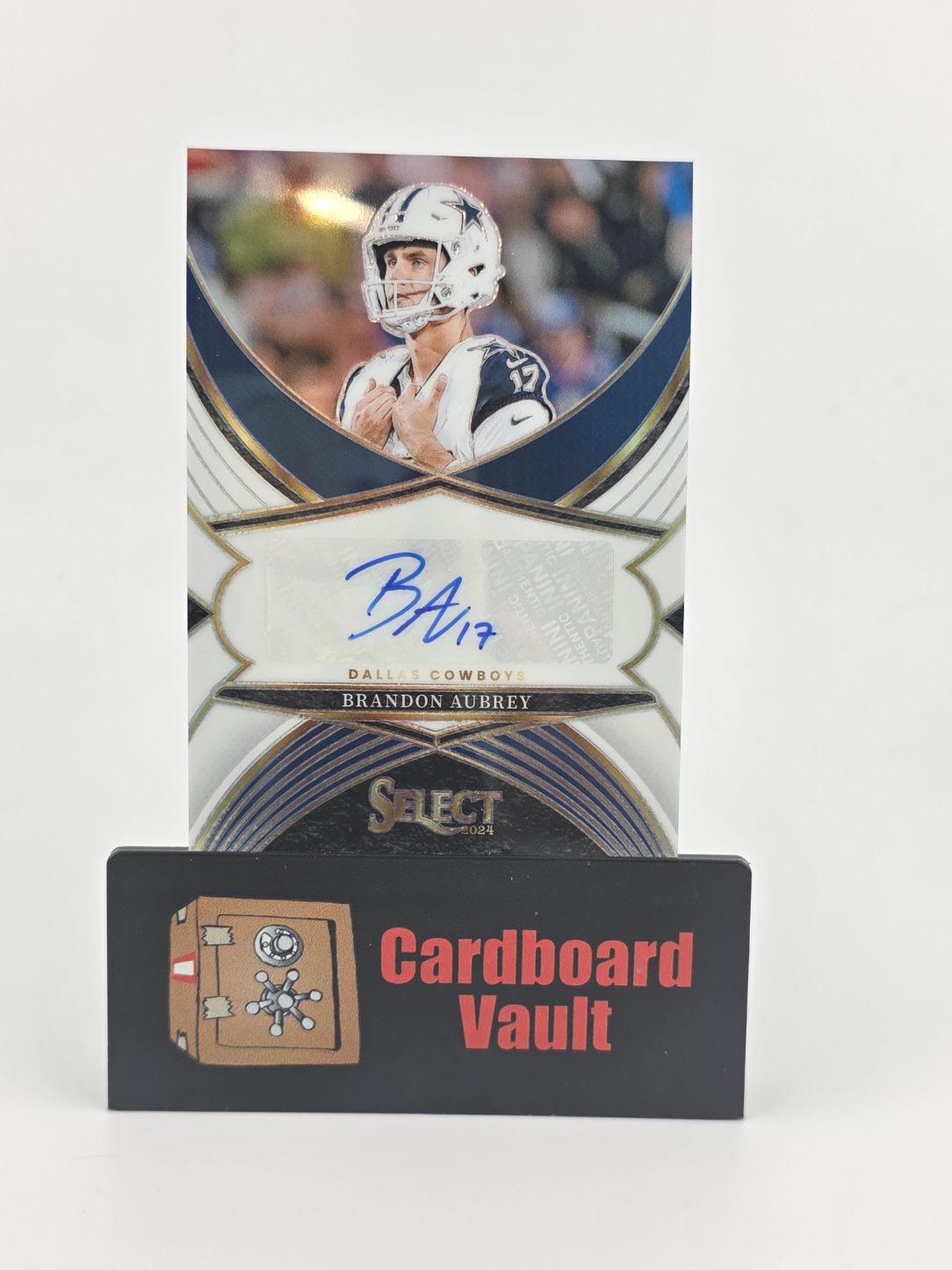 2024 Select Brandon Aubrey Select Signatures Autograph #SSP-BAY 11/50