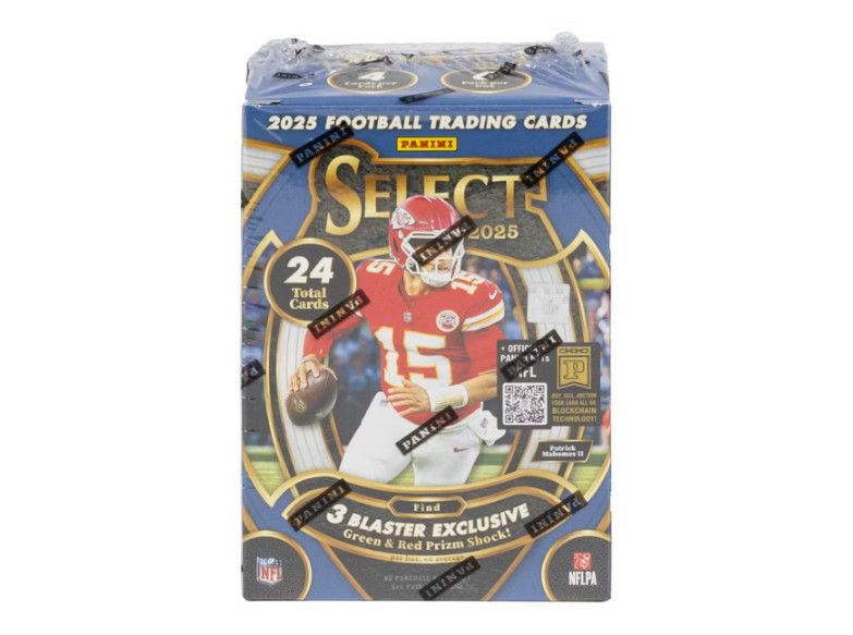 2025 Panini Select Football Blaster Box (Green and Red Prizm)
