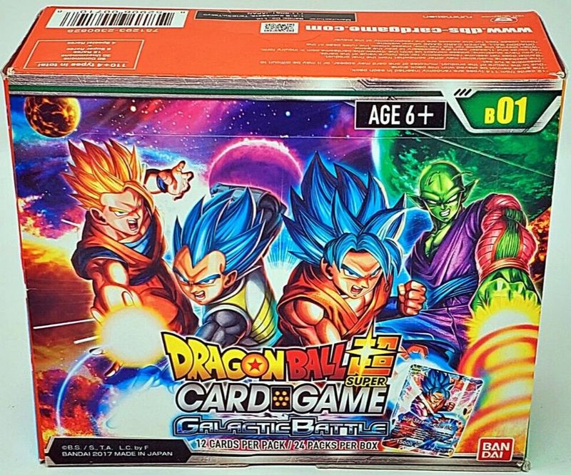 Dragon Ball Z Galactic Battle Booster Box DBS-B01