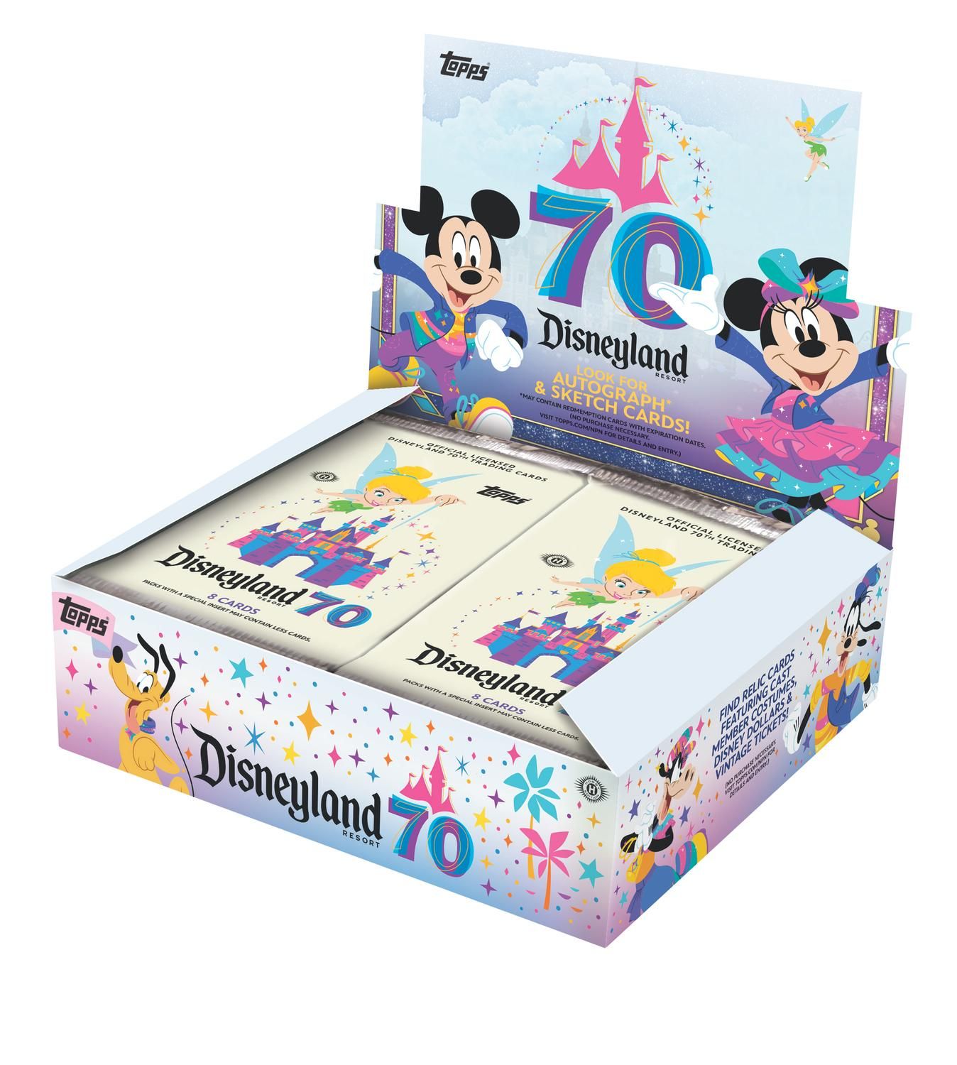 2025 Topps Chrome Disneyland  70th Anniversary Hobby Box