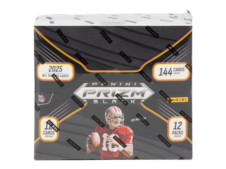2025 Panini Prizm Black Football Hobby Box