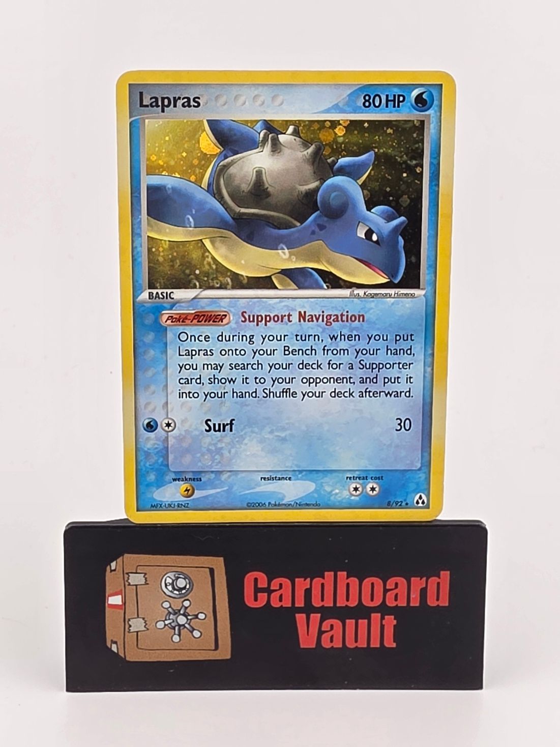 2006 Pokémon Lapras Holo  8/92