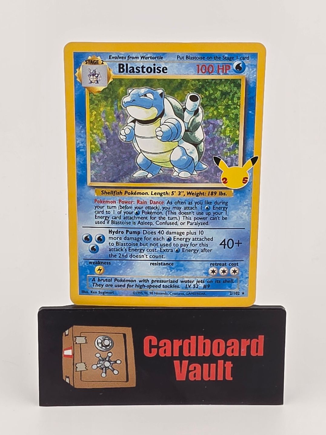 2021 Pokémon Blastoise Holo Celebrations 2/102