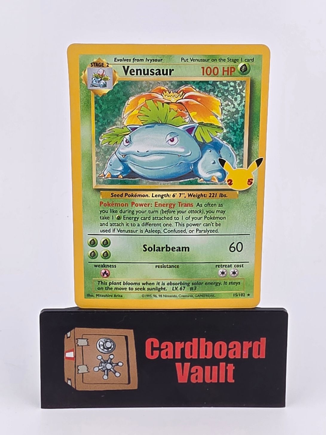 2021 Pokémon Venusaur Holo Celebrations 15/102