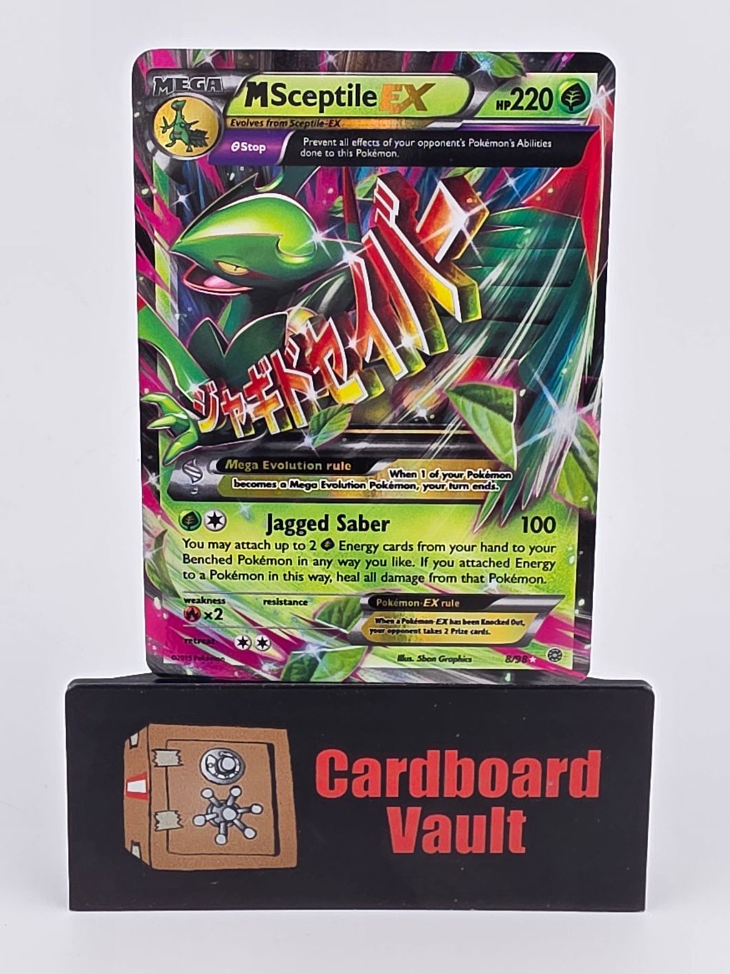 2015 Pokémon Mega MSceptile EX Full Art 8/98