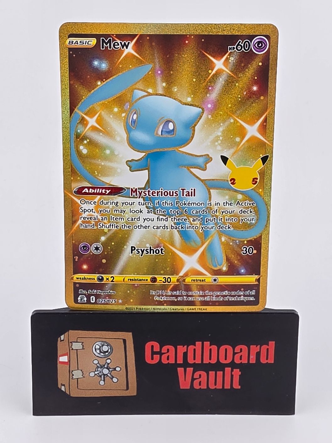 2021 Pokémon Mew Celebrations Full Art 025/025