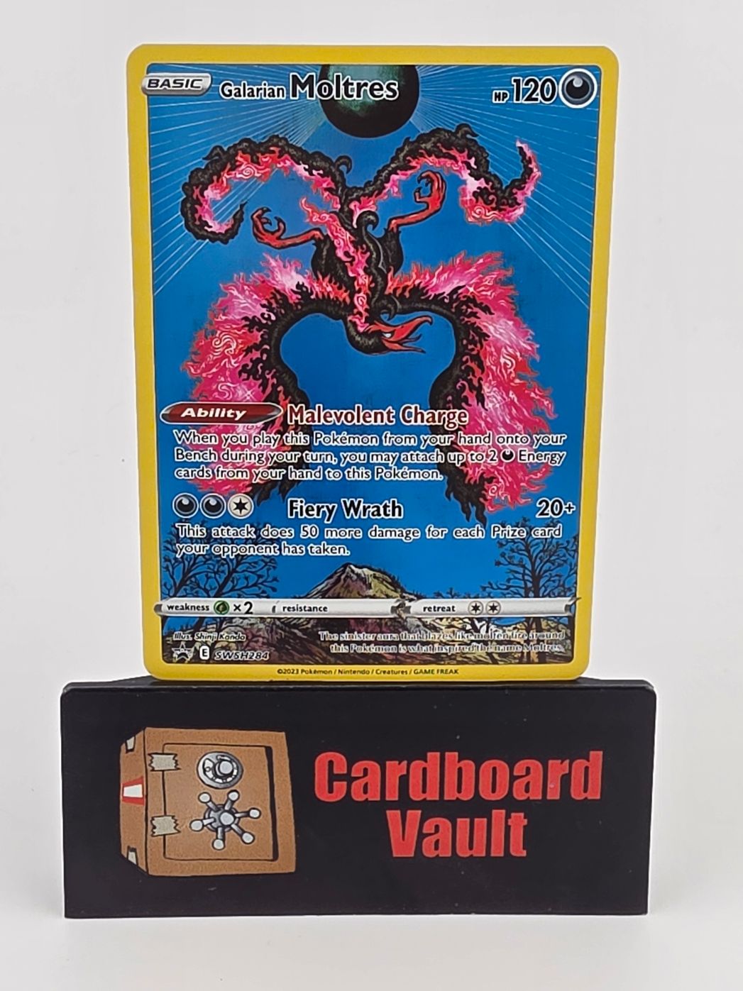 2023 Pokémon Galarian Moltres Black Star Promo SWSH284