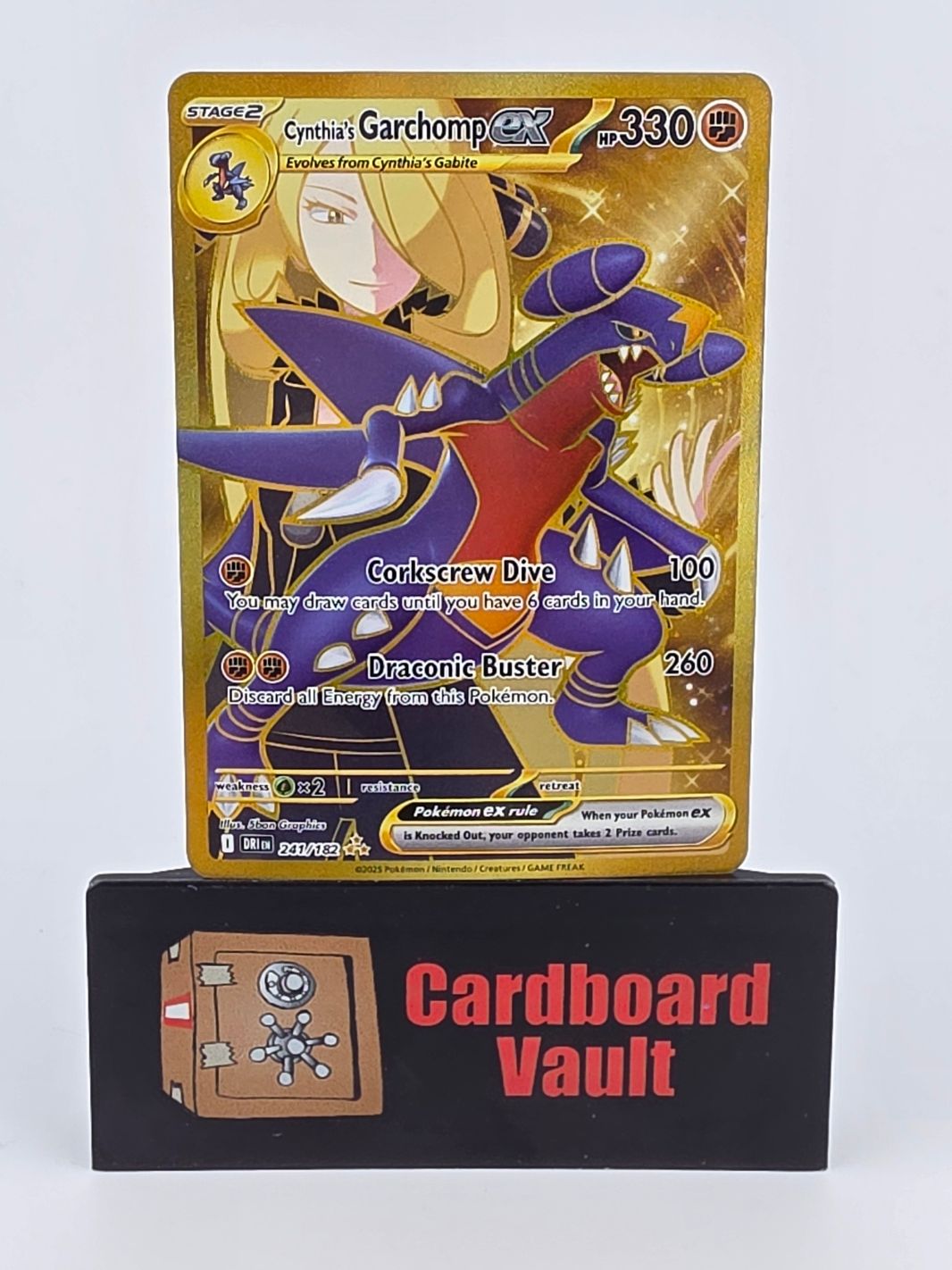 2025 Pokémon Cynthias Garchomp ex 241/182