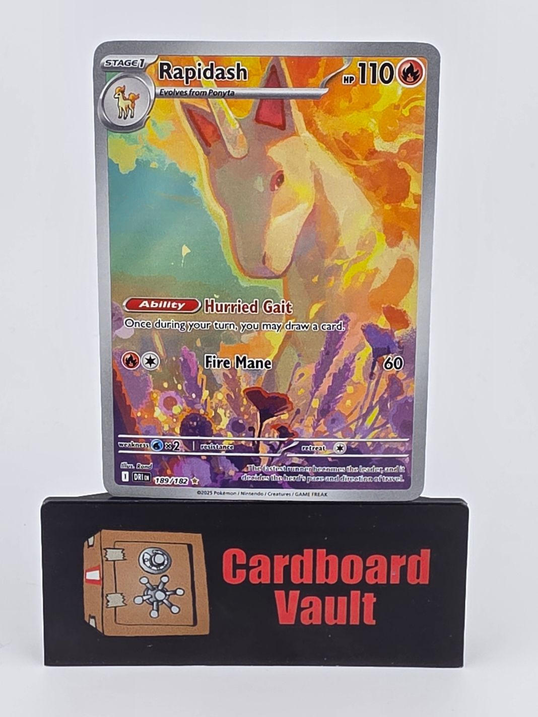 2025 Pokémon Rapidash 189/182