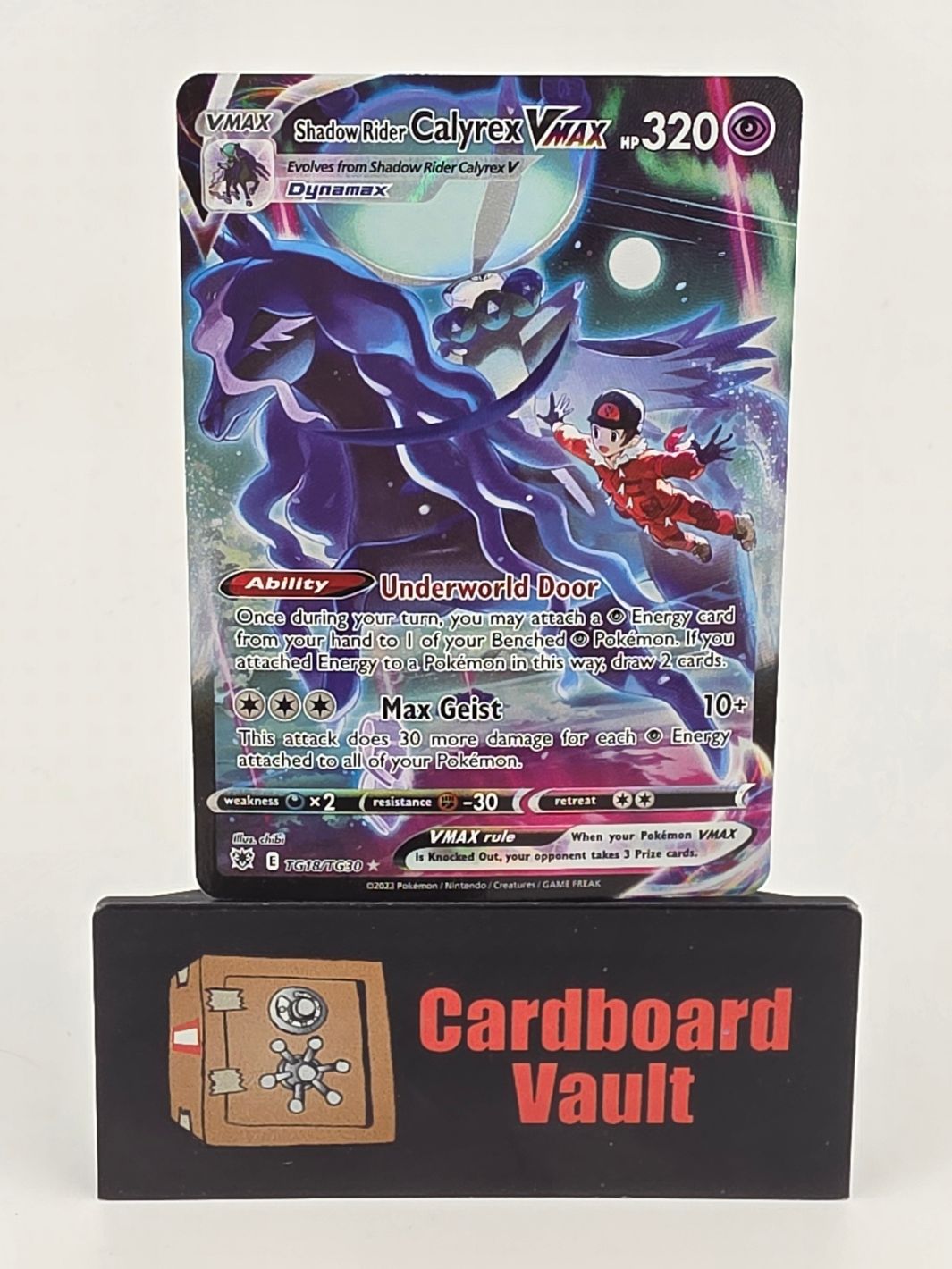 2022 Pokémon Shadow Rider Calyrex VMAX TC18/TG30