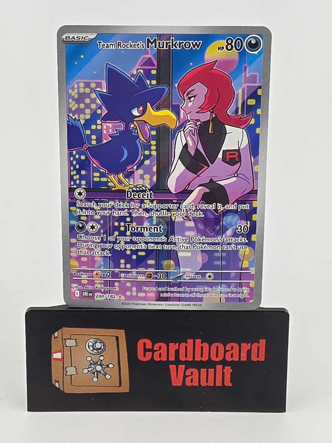 2025 Pokémon Team Rockets Murkrow  200/182