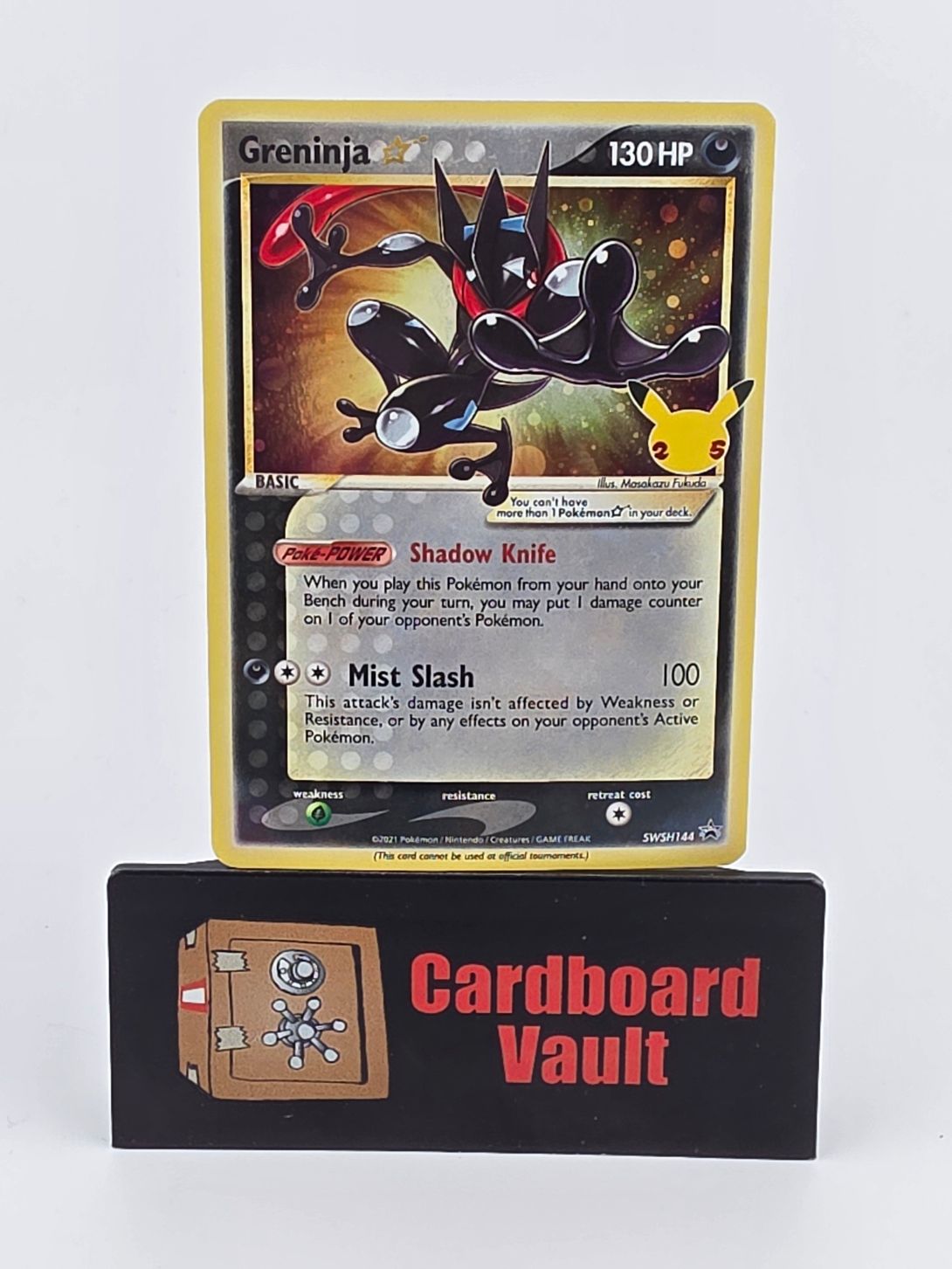 2021 Pokémon Celebrations Greninja Holo Black Star Promo SWSH144