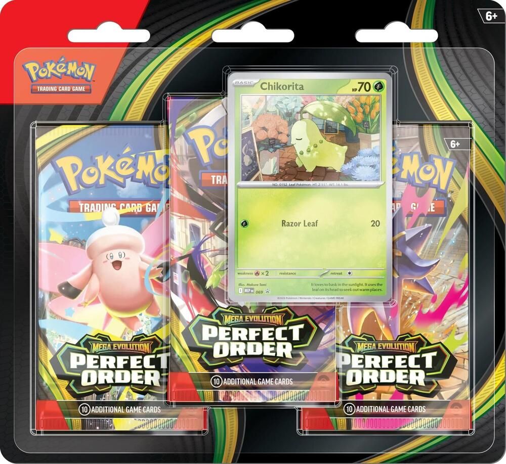 Pokémon Perfect Order 3 Pack Blister