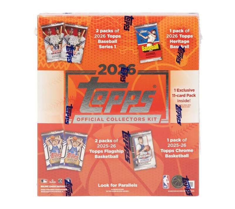 2026 Topps MLB x NBA Official Collector Kit Box