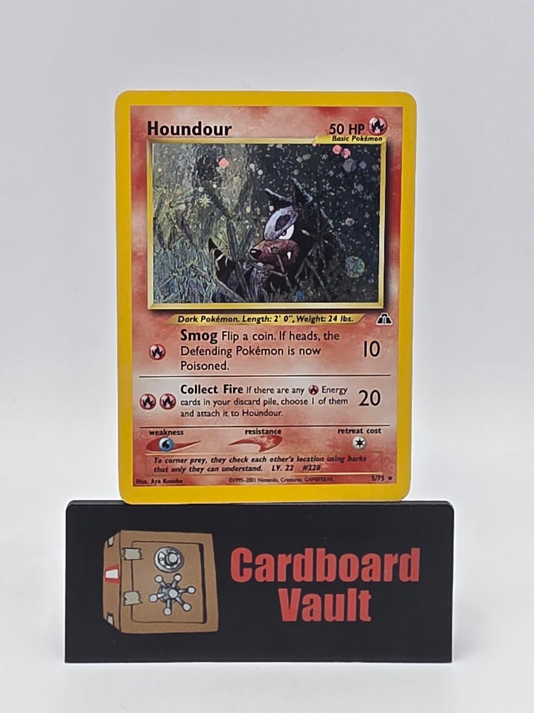 2001 Pokémon Houndour Holo 5/75