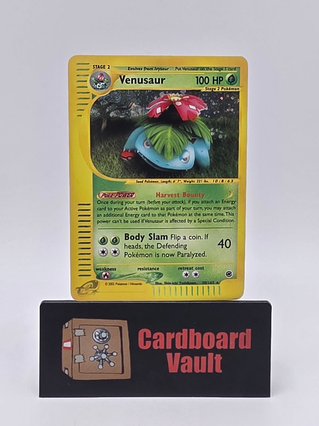 2002 Pokémon Venusaur Holo 30/165