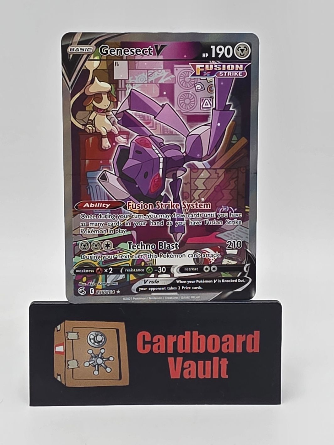 2021 Pokémon Genesect V Full Art 255/264