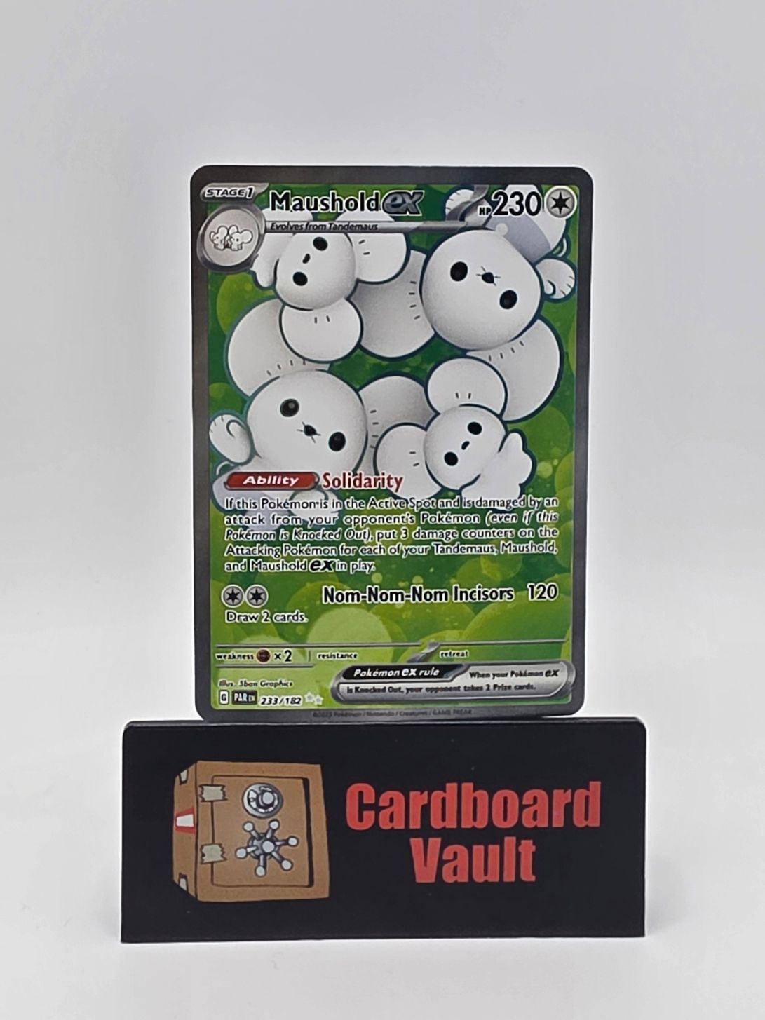 2023 Pokémon Maushold ex Full Art 233/182