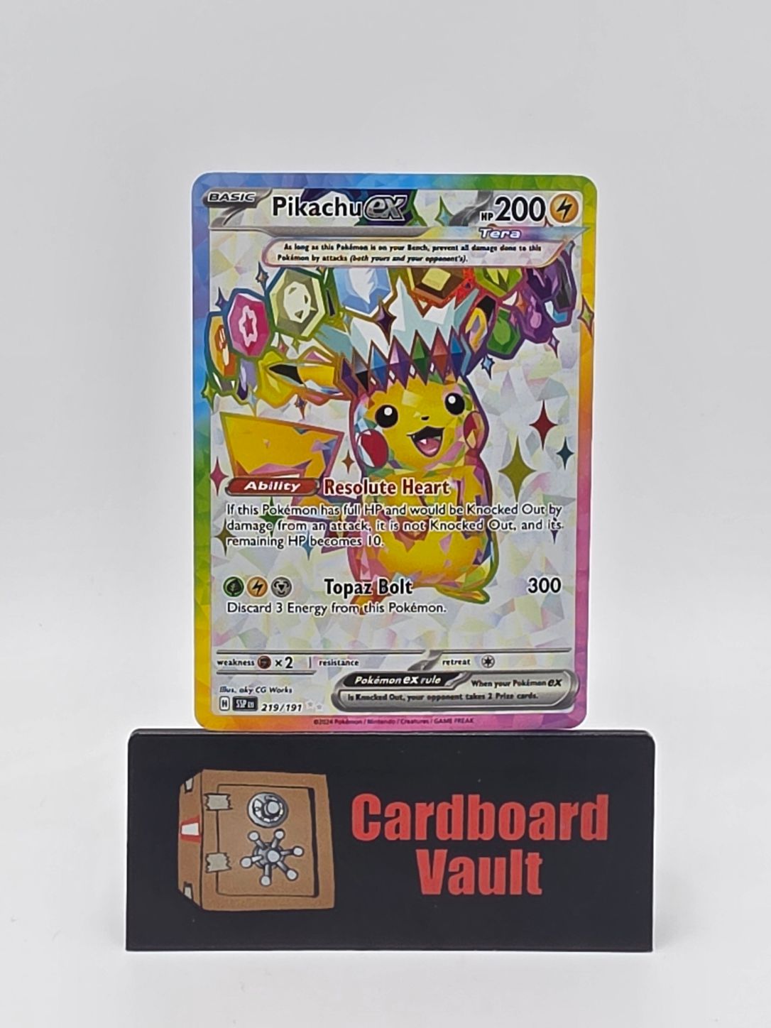 2024 Pokémon Pikachu ex 219/191