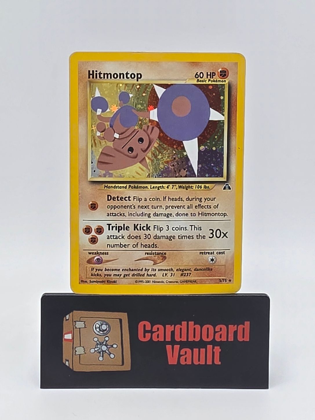 2001 Pokémon Hitmontop Holo 3/75