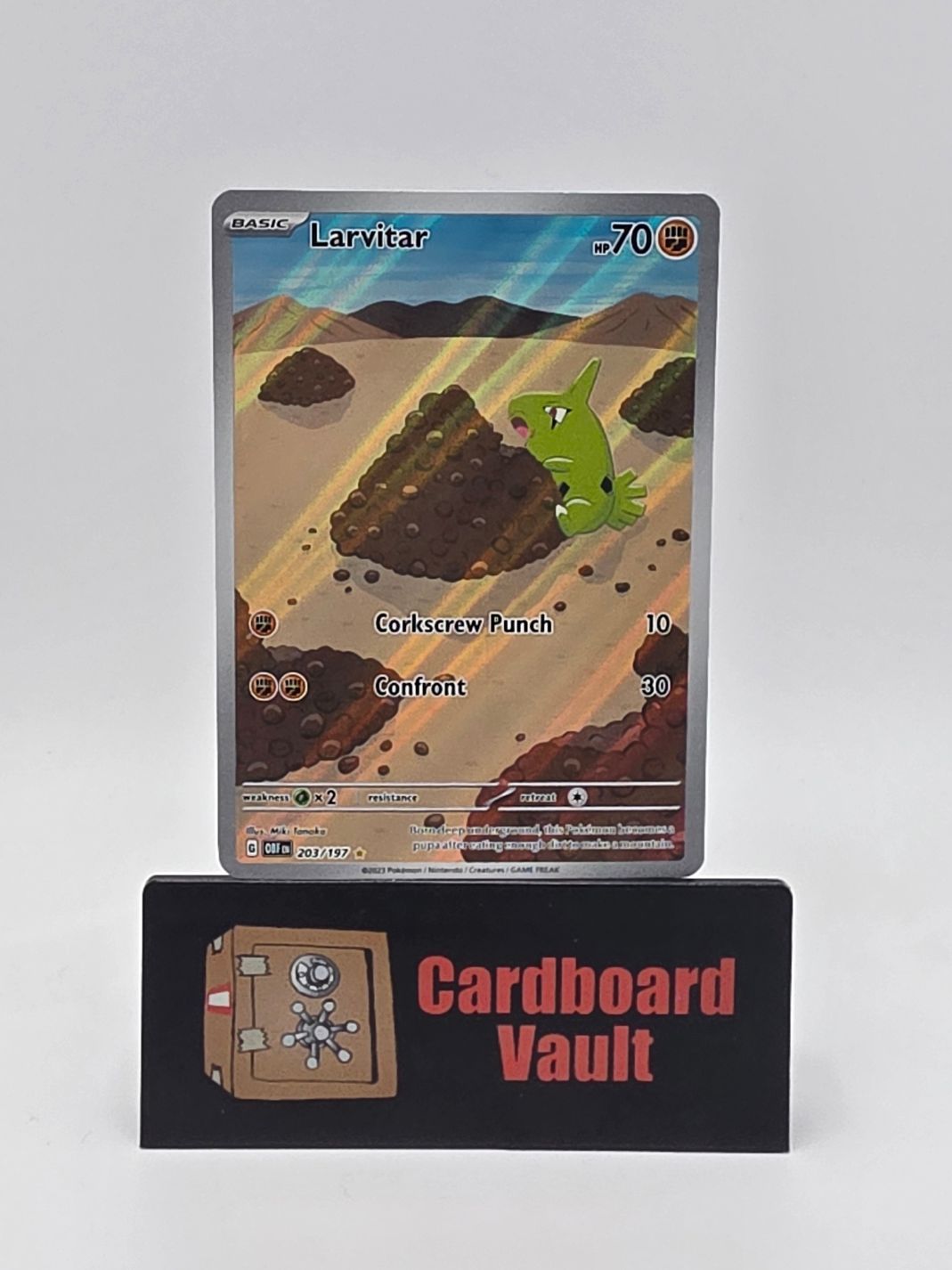 2023 Pokémon Larvitar Full Art 203/197