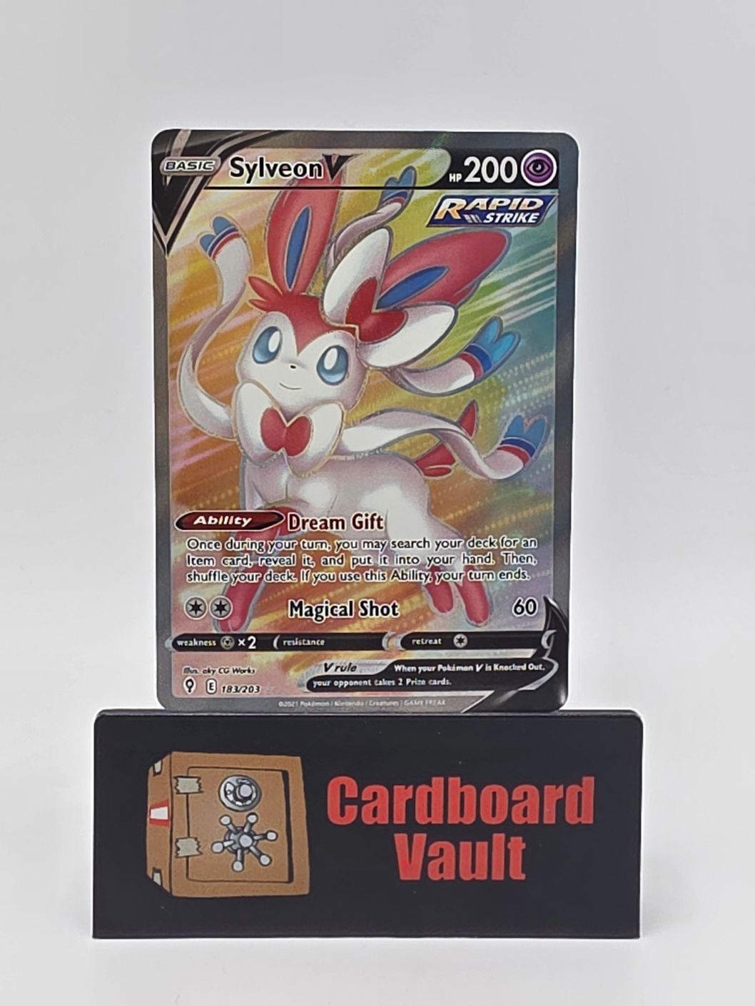 2021 Pokémon Sylveon V  Full Art 183/203