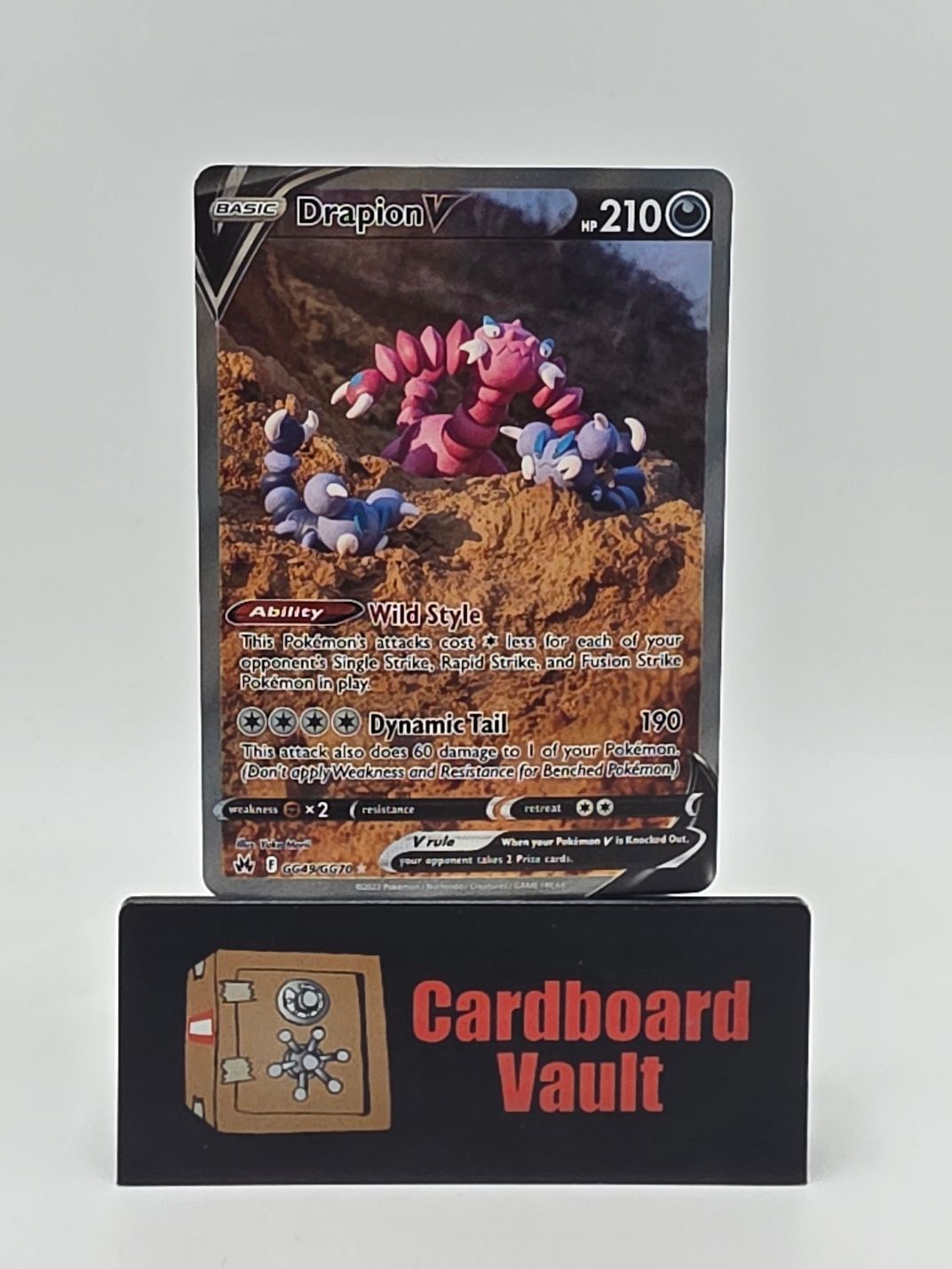 2023 Pokémon Drapion V Full Art GG49/GG70