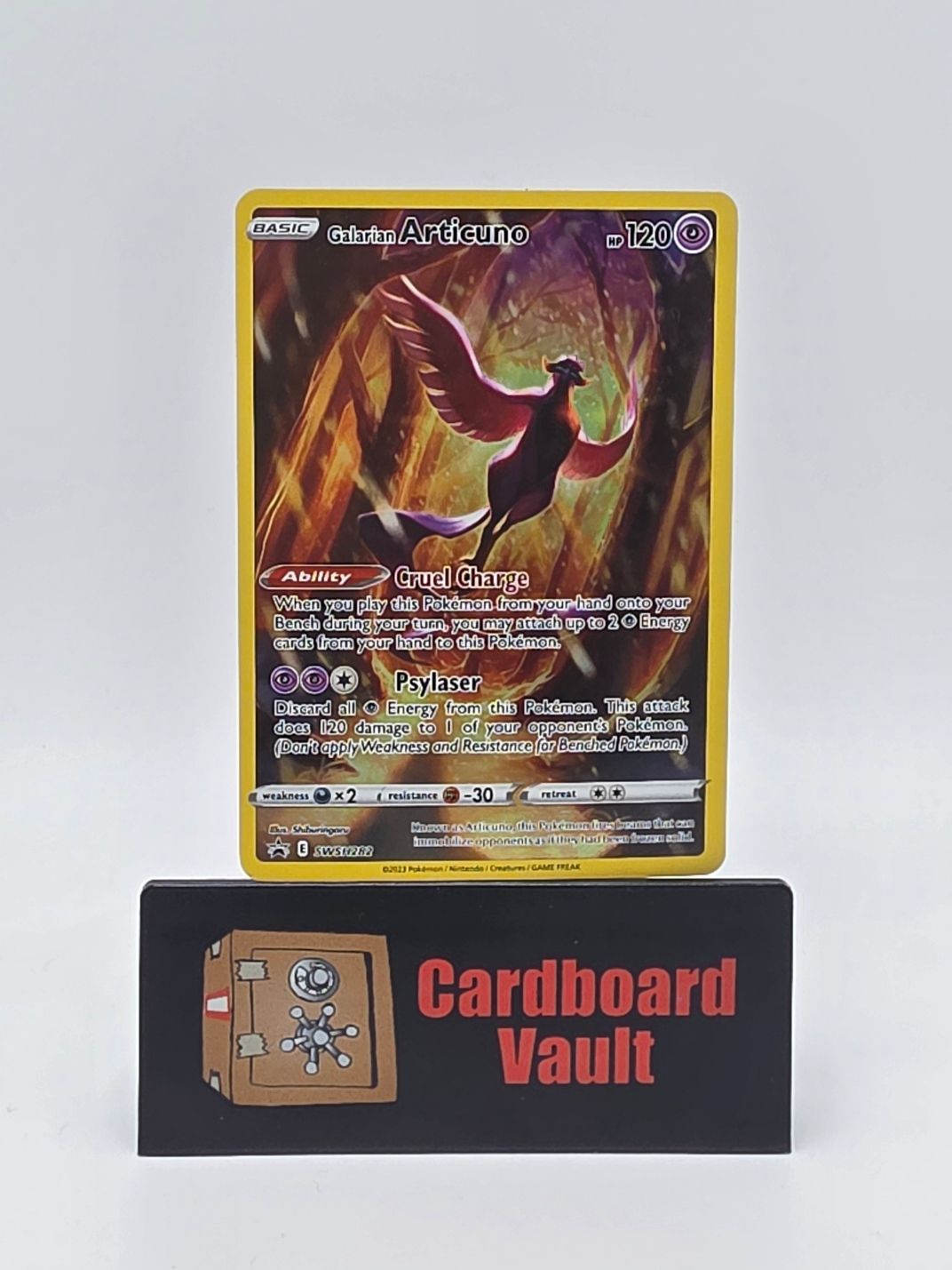 2023 Pokémon Galrian Articuno Full Art Black Star Promo SWSH282