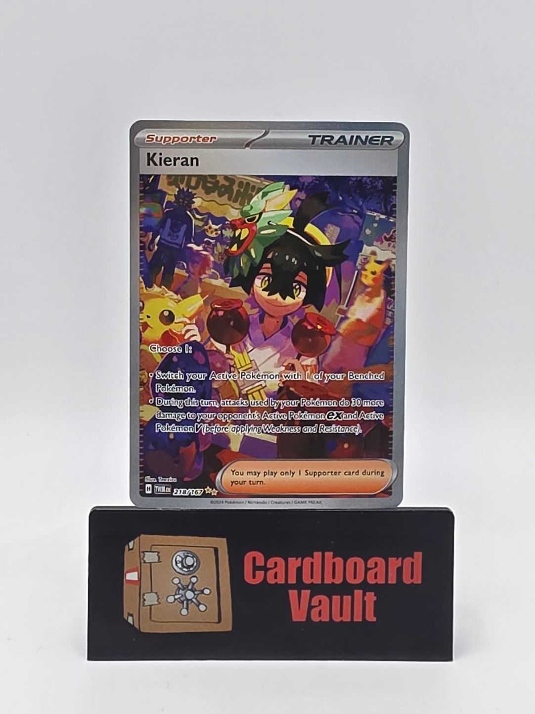 2024 Pokémon Trainer Kieran  Full Art 218/167