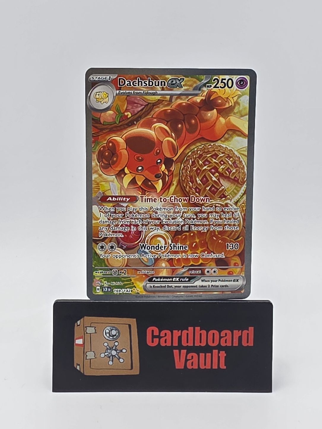 2024 Pokémon Dachsbun ex Full Art 169/142