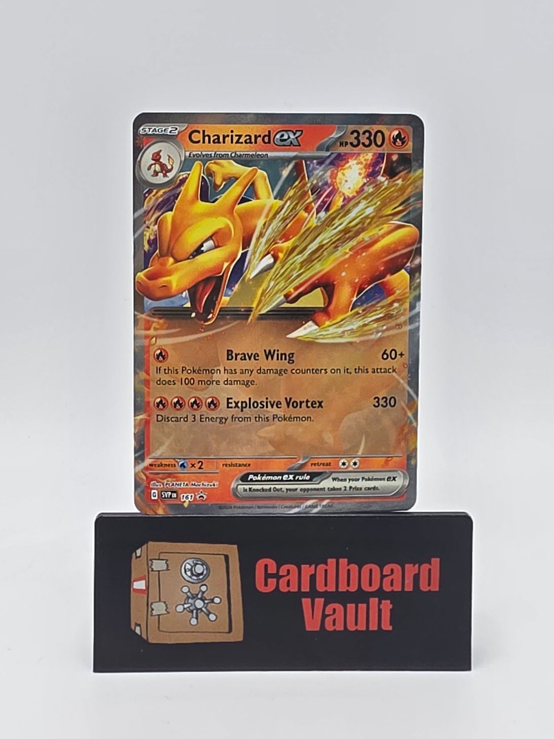 2024 Pokémon Charizard ex Full Art Black Star Promo 161