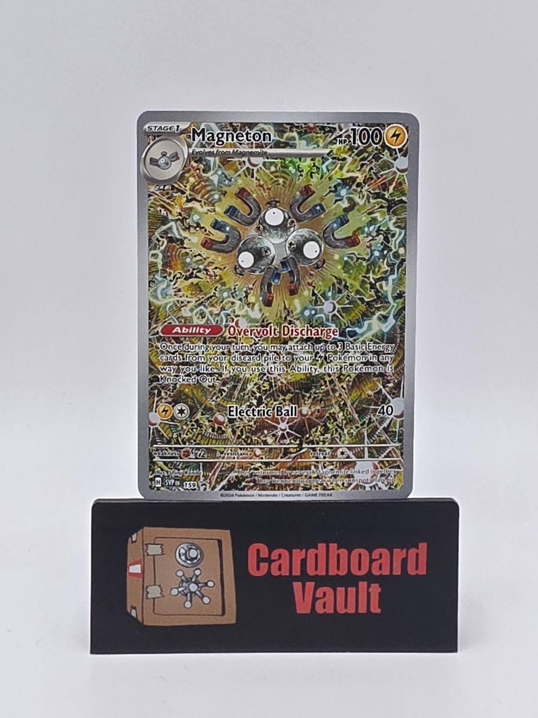 2024 Pokémon Magneton Full Art Black Star Promo 159