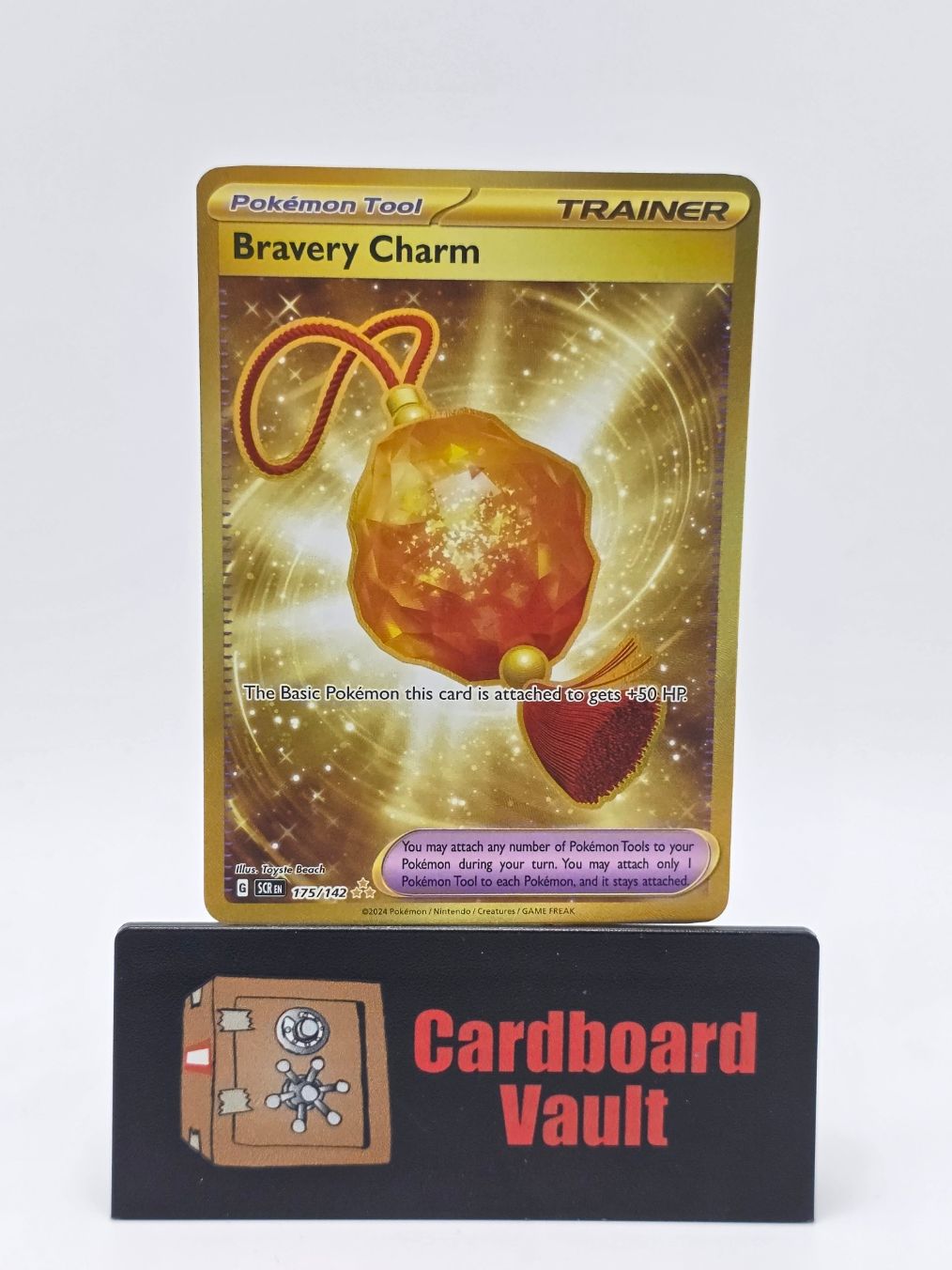 2024 Pokémon Trainer Bravery Charm  Hyper Rare 175/142