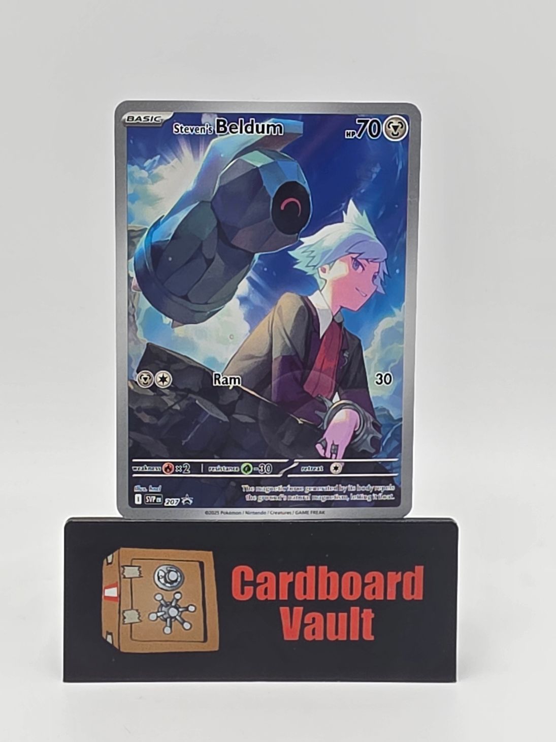2025 Pokémon Stevens Beldum Full Art Black Star Promo 207