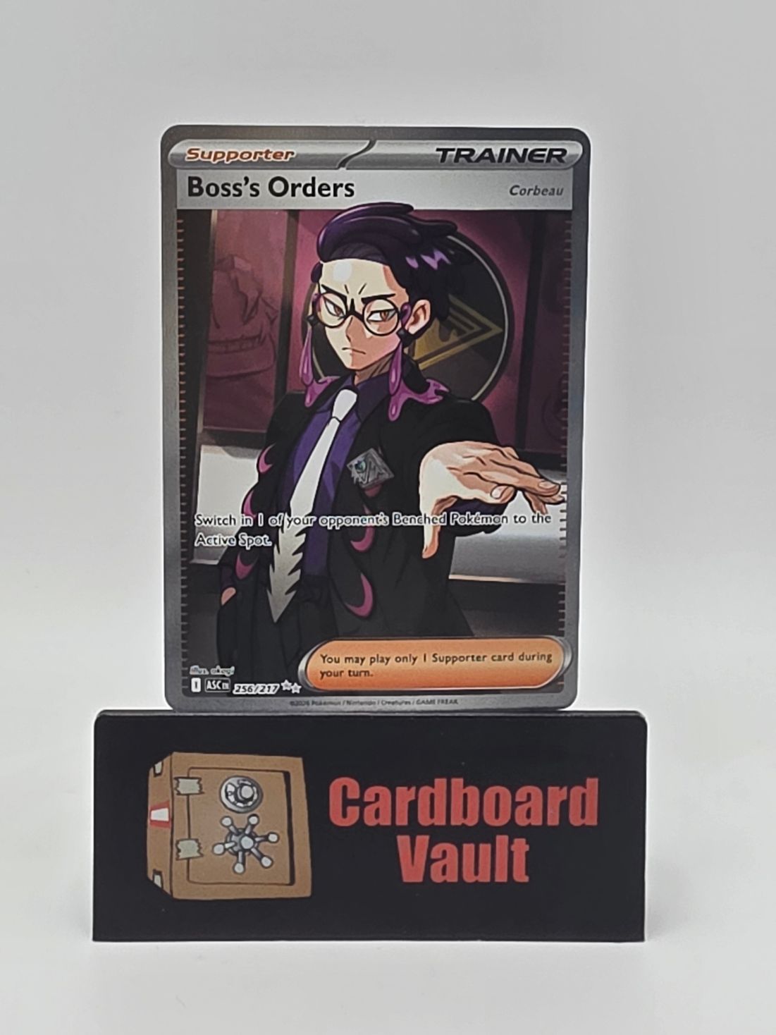 2026 Pokémon Supporter Boss's Orders Full Art 256/217