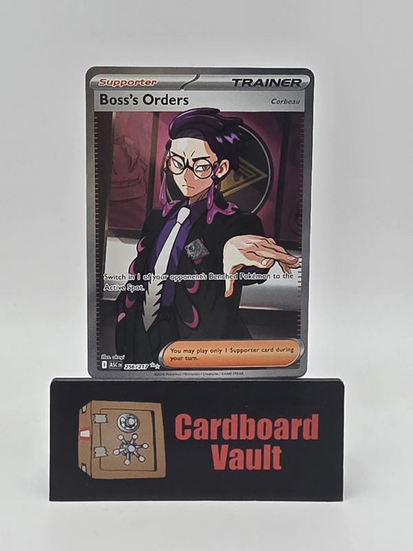 2026 Pokémon Supporter Boss's Orders Full Art 256/217