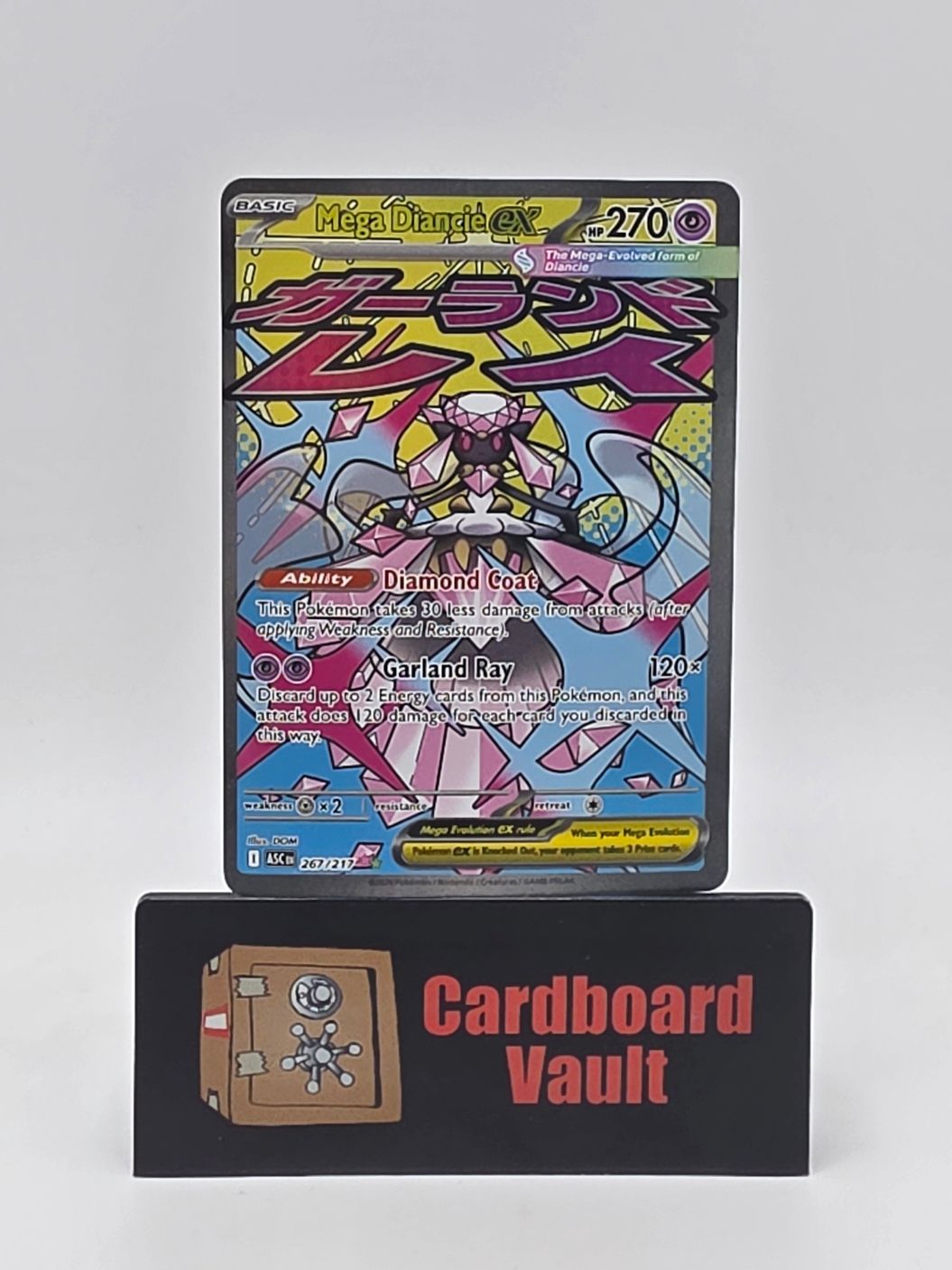 2026 Pokémon Mega Diancie ex Full Art 267/217