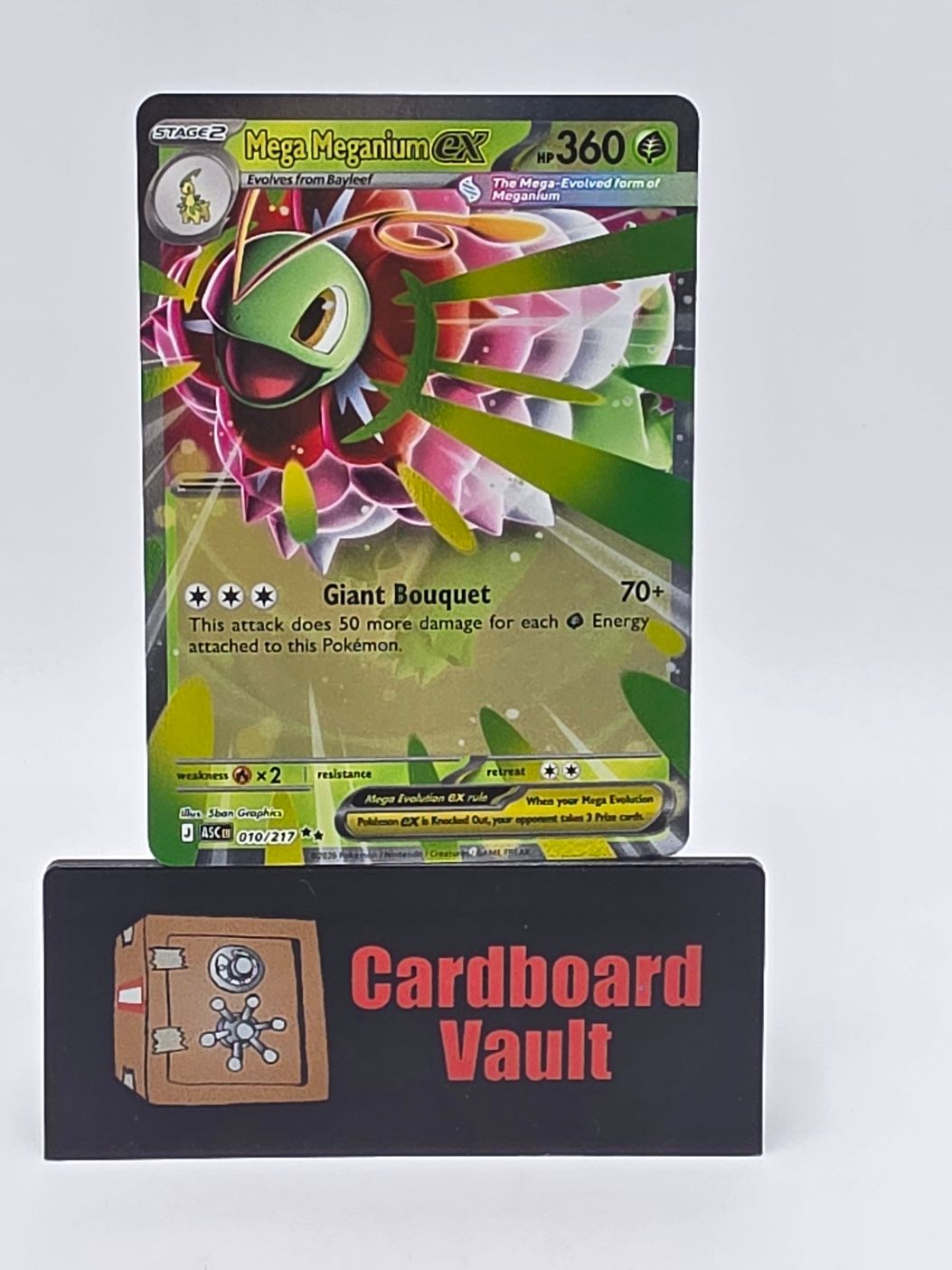 2026 Pokémon Mega Meganium ex Full Art 010/217