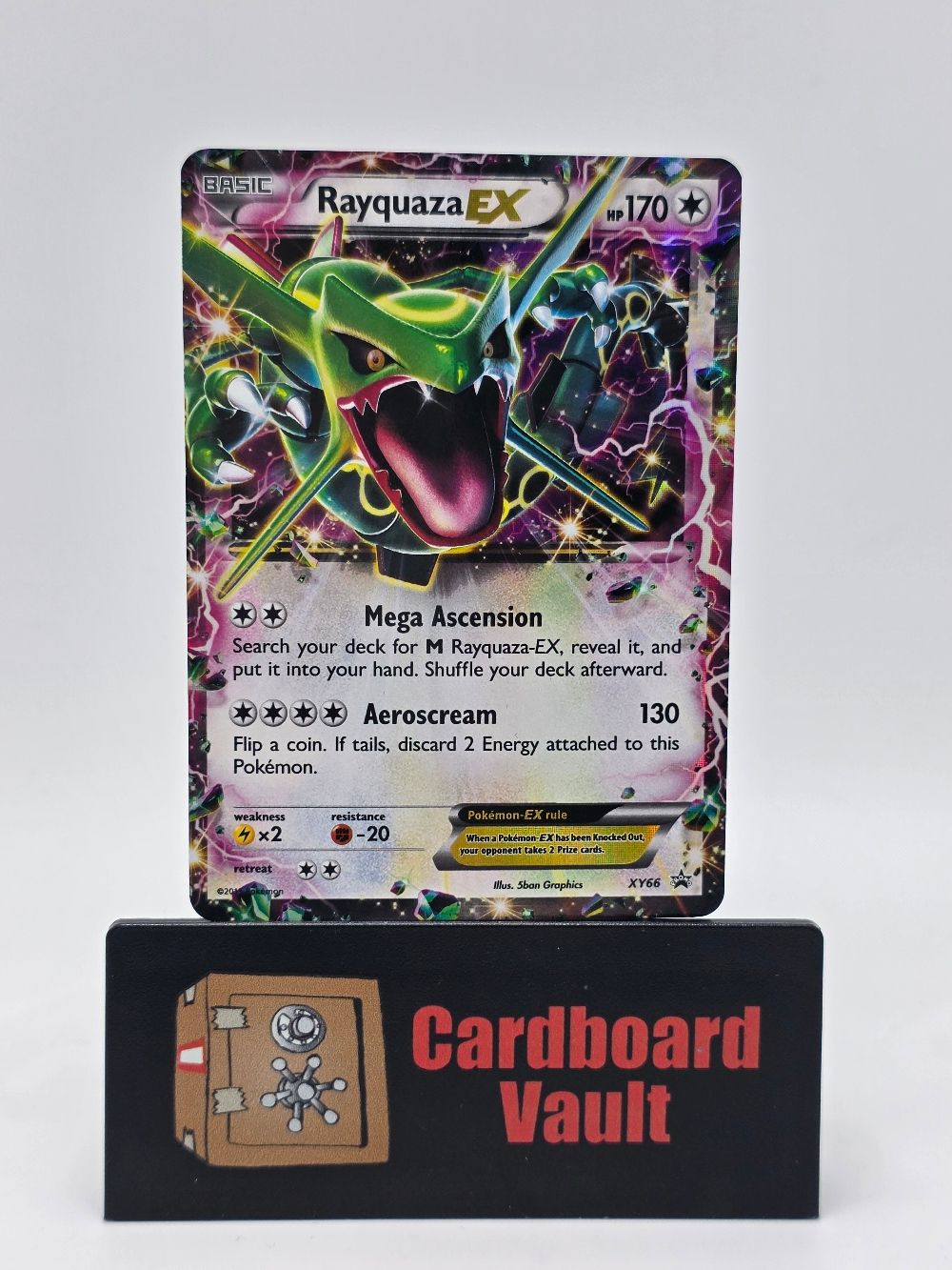 2015 Pokémon Rayquaza EX Full Art Black Star Promo XY66