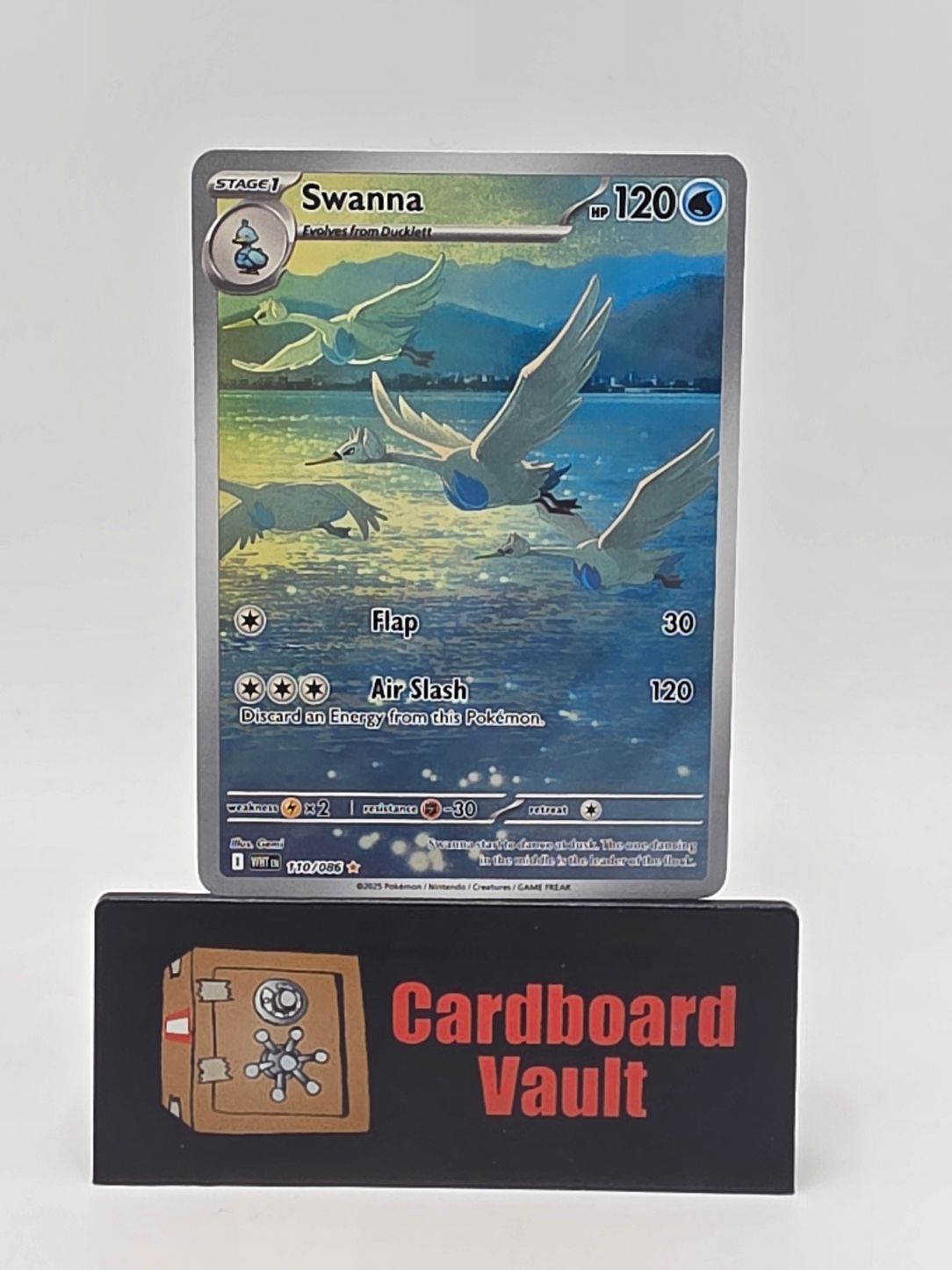 2025 Pokémon Swanna Full Art 110/086