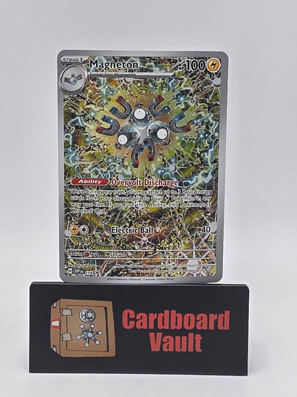 2024 Pokémon Magneton Full Art Black Star Promo 159