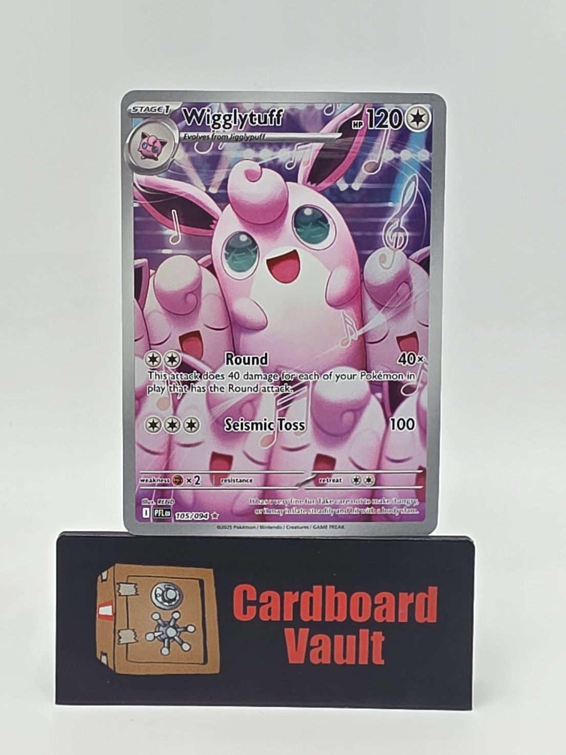 2025 Pokémon Wigglytuff Full Art 105/094