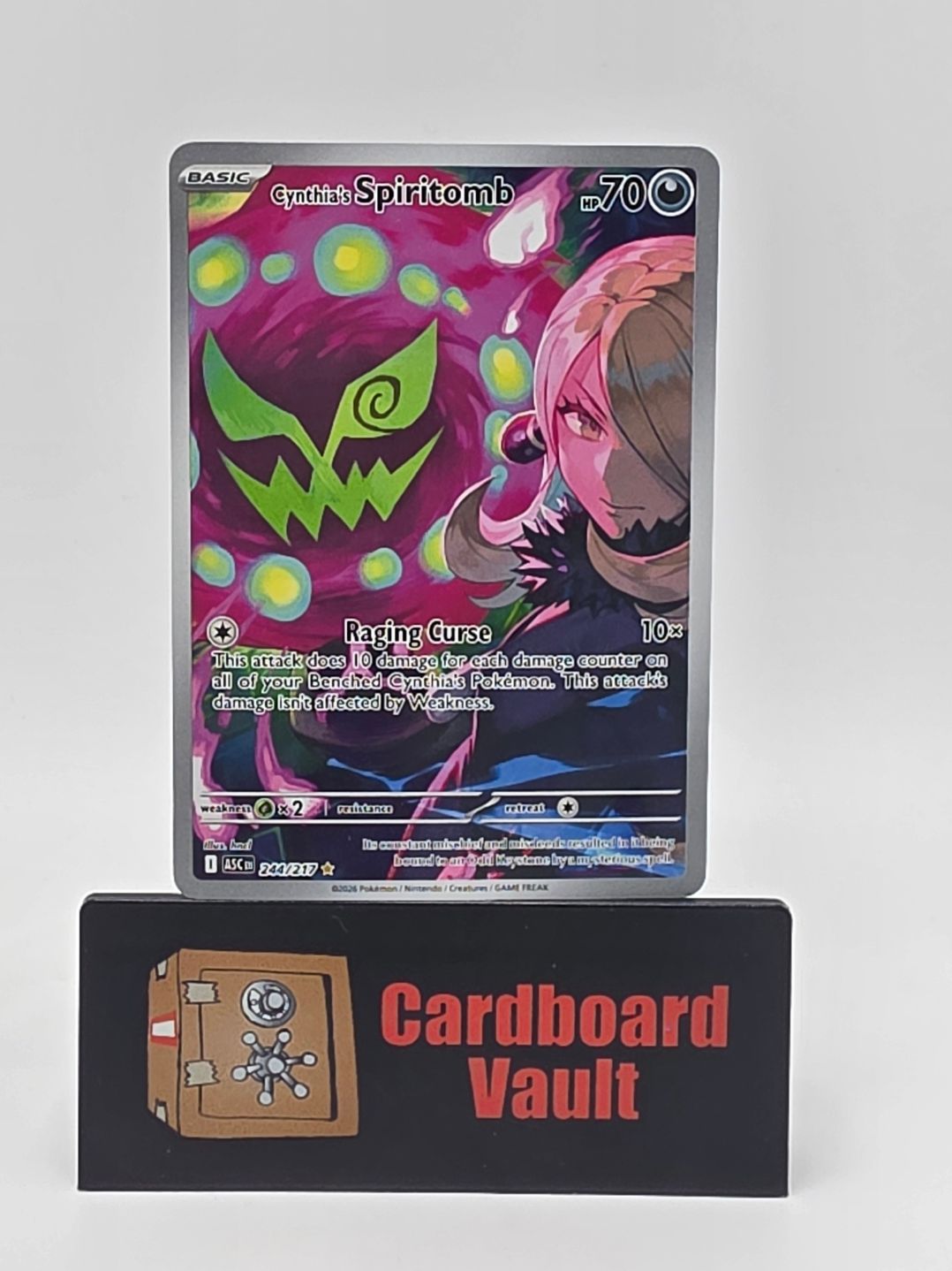 2026 Pokémon Cynthias Spiritomb Full Art 244/217