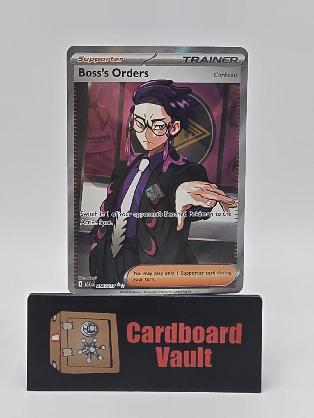 2026 Pokémon Trainer Boss's Orders Full Art 256/217