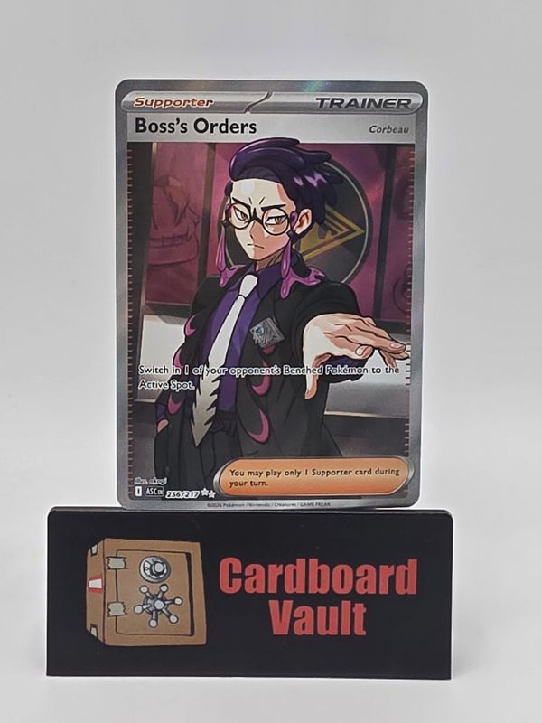 2026 Pokémon Trainer Boss's Orders Full Art 256/217