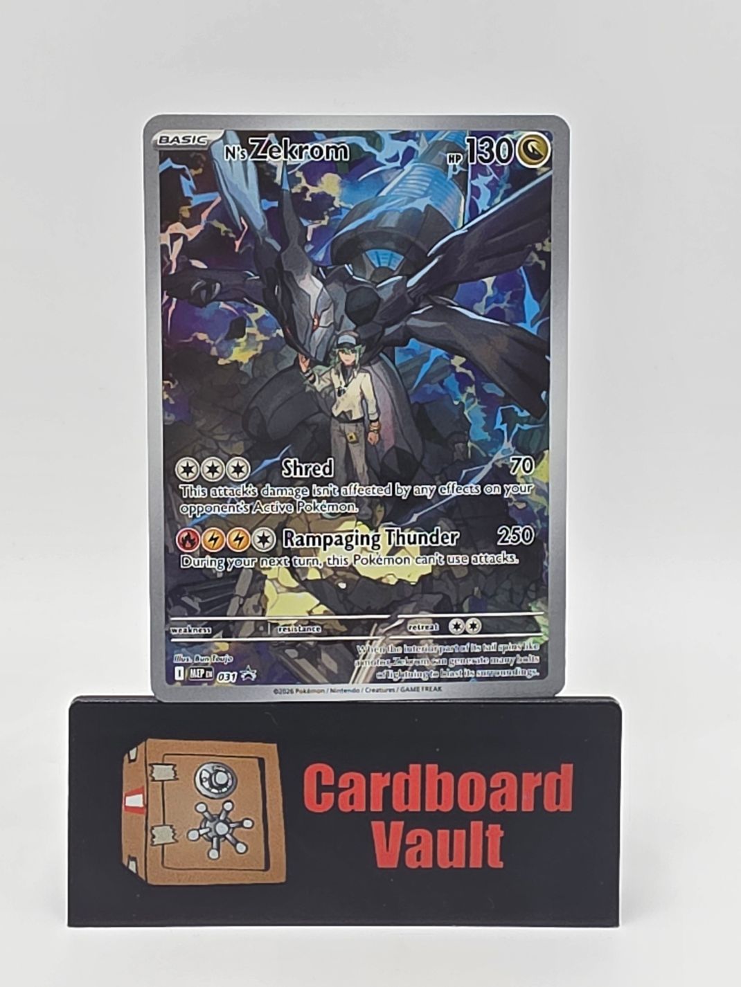 2026 Pokémon N's Zekrom Full Art Black Star Promo 031